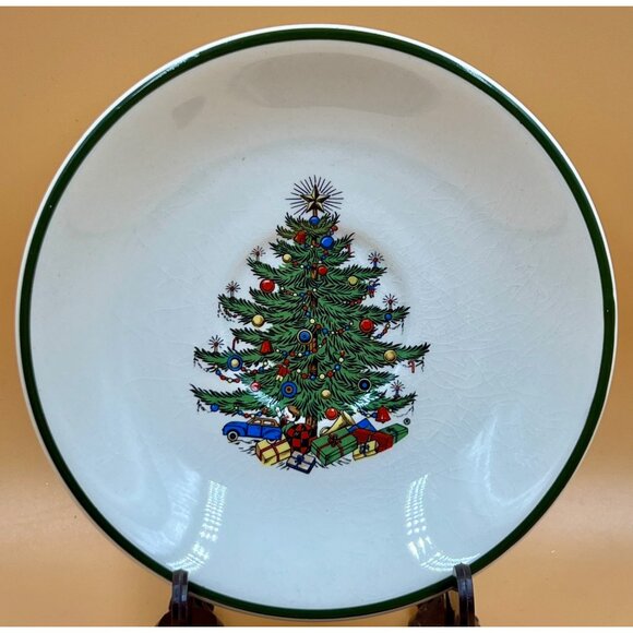 VTG Cuthbertson "Original Christmas Tree" Replacement Saucer-Made in England - Picture 1 of 5